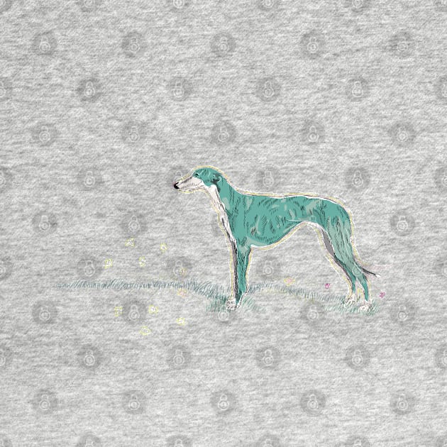 Spanish Greyhound by Slownessi